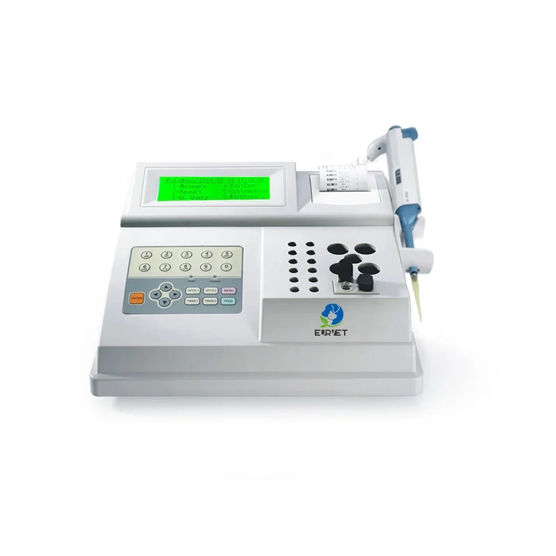 Eurpet Veterinary Equipment Semi Automatic Biochemical Veterinary Blood Chemistry Coagulation Analyzer Machine