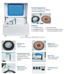 EUR VET High Quality Veterinary Equipment Automated Cell Counter Fully Automatic Biochemical Analyzer Price