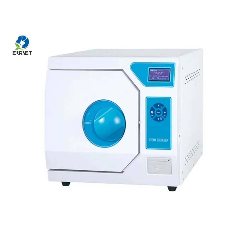 EUR VET Factory Price Veterinary Equipment Automatic Door Autoclave Sterilizer 18 Liter 50L for Dental Autoclave
