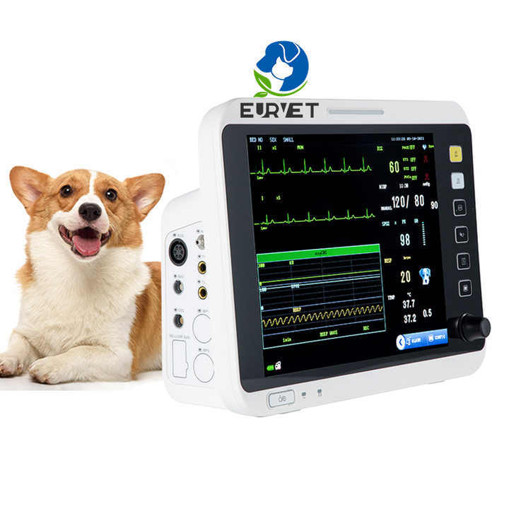 EUR VET 高精度でユニークなデザインの獣医用機器 ETCO2 付きポータブルマルチパラメータモニター