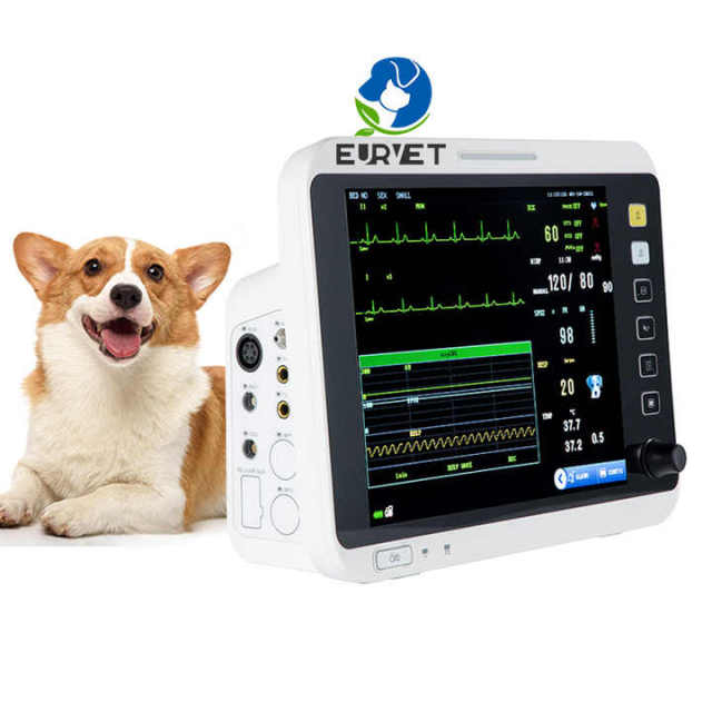 EUR VET 高精度でユニークなデザインの獣医用機器 ETCO2 付きポータブルマルチパラメータモニター