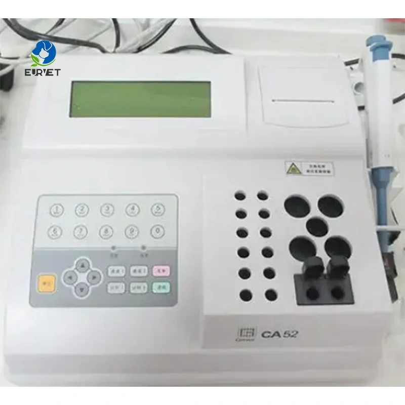 Eurpet Veterinary Equipment Semi Automatic Biochemical Veterinary Blood Chemistry Coagulation Analyzer Machine