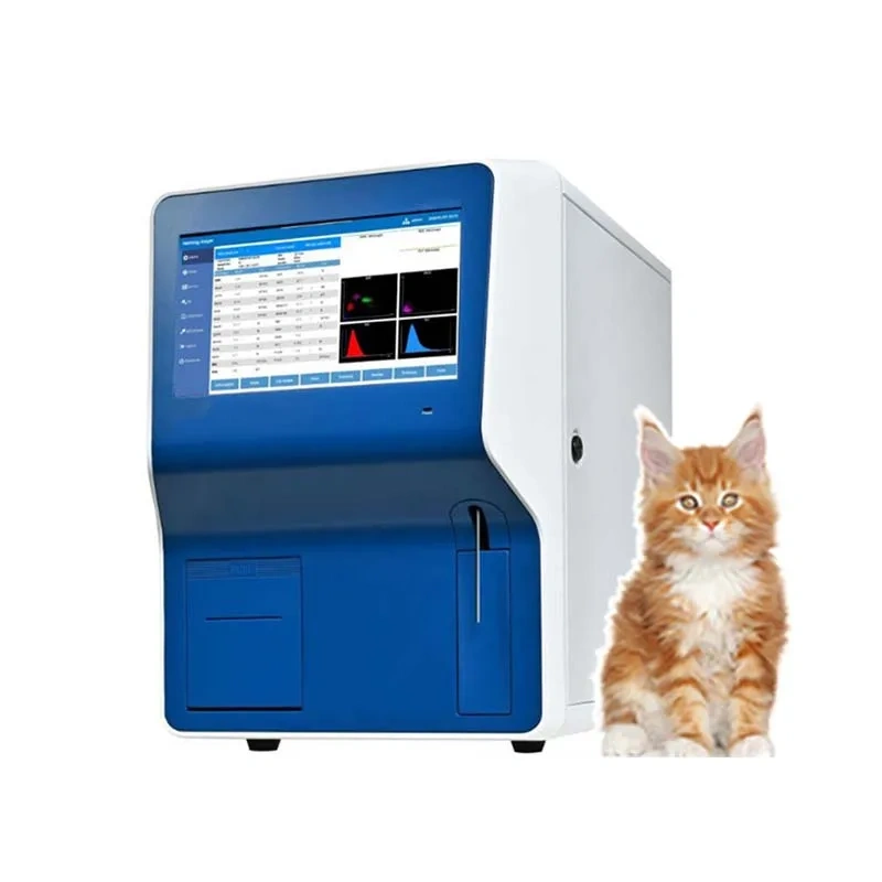 EUR VET Veterinary Equipment 5-part Vet Auto Hematology Analyzer Fully Automated Hematology Analyzer