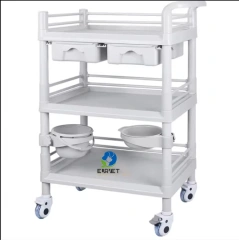 EUR PET Dealer Price Multi-functional Mobile Dental Instrument Trolley Veterinary Equipment Dental Trolley Clinic