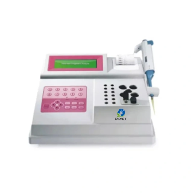 Eurpet Veterinary Equipment Semi Automatic Biochemical Veterinary Blood Chemistry Coagulation Analyzer Machine