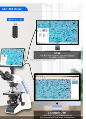 EUR VET Best Quality Biological Microscope Mindray Portarle Veterinary Equipment Multi-function Biological Microscope