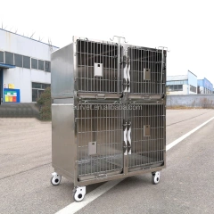 EUR VET Best Price Cage Animal Vet Stainless Steel Veterinary Hospital Cage Veterinary Instrument