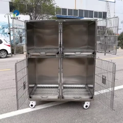 EUR VET Best Price Cage Animal Vet Stainless Steel Veterinary Hospital Cage Veterinary Instrument