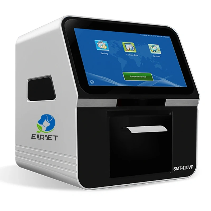 EUR PET Best Fully Automatic Dry Biochemical Analyzer Veterinary Instrument Vet Biochemistry Analyzer Rotors for Clinic