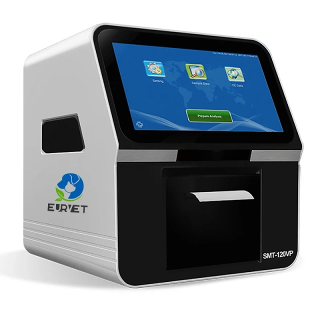 EUR PET Best Fully Automatic Dry Biochemical Analyzer Veterinary Instrument Vet Biochemistry Analyzer Rotors for Clinic