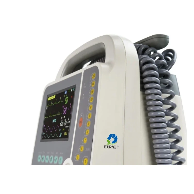 EUR VET Wholesale Price Multi Parameter Monitor Animals Medical Equipment AED Machine Cardiac Defibrillator