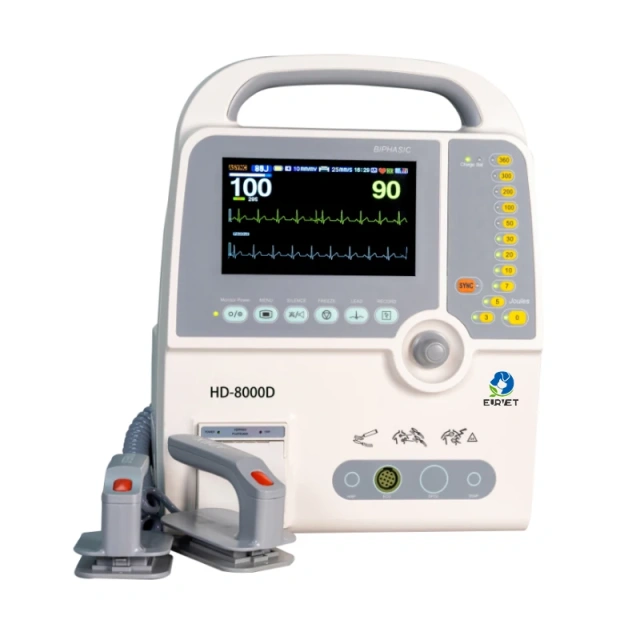 EUR VET Wholesale Price Multi Parameter Monitor Animals Medical Equipment AED Machine Cardiac Defibrillator