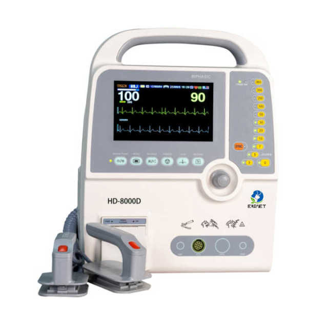 EUR VET Wholesale Price Multi Parameter Monitor Animals Medical Equipment AED Machine Cardiac Defibrillator