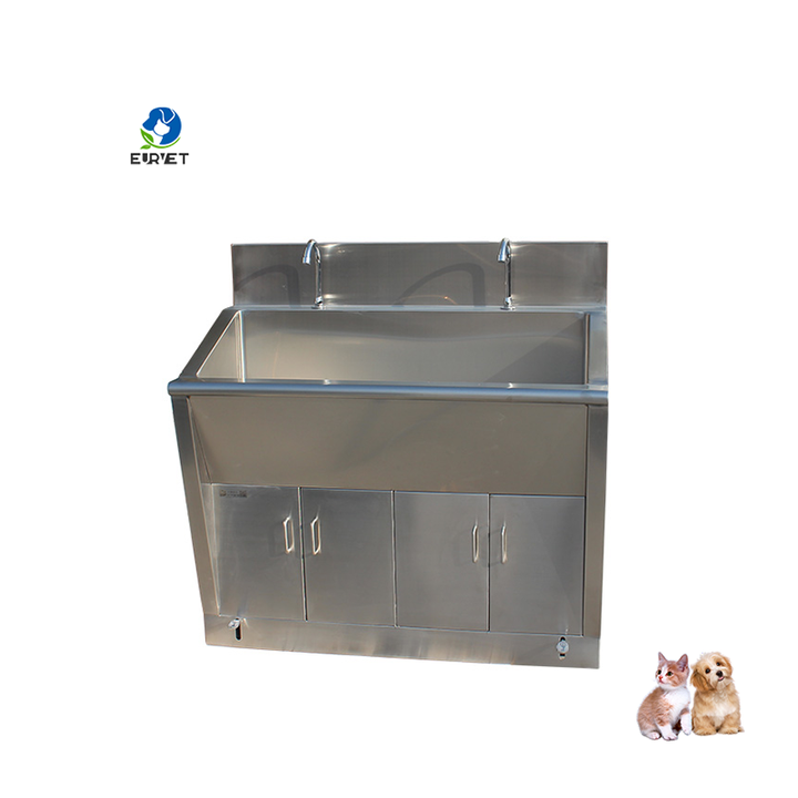 EUR VET Top Quality Veterinary Equipment Hospital Washing Basin Knee Operated Wash Machine Clinic Use