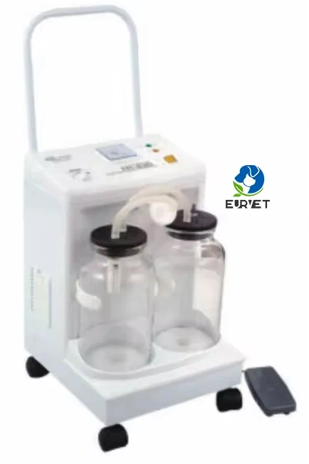 EUR VET Veterinary Equipment Electric Mobile Medical Equipment Suction Machine Portable Suction Machine for Hospital