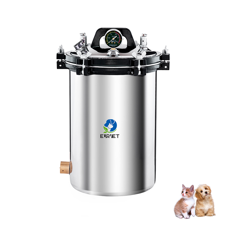 EUR VET Hot Sale Veterinary Equipment Sterilizer Autoclave Equipment for Hospital Price Pressure Steam Sterilizer