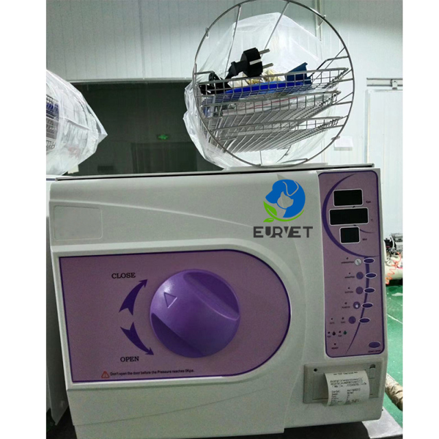 EUR VET Cheap Medical Equipment Portable Laboratory Steam Sterilizer Autoclaves for Animal Hospital