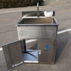 Eur Pet Chinese Brand Medical Hand Washing Basin Sink Knee Operated With a Faucet for Operation Theatre Hospital