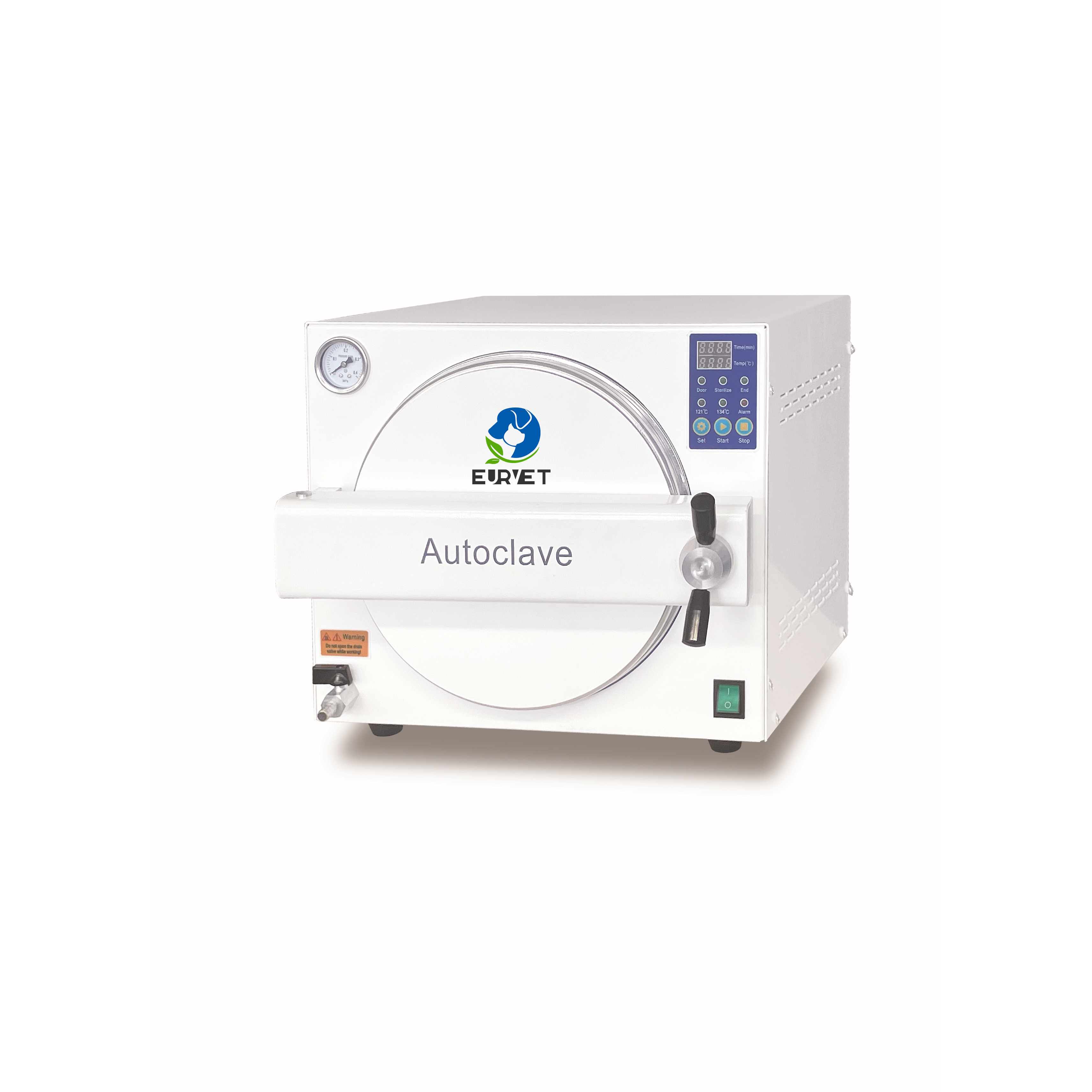 EUR VET Professional Dental Portable Steam Sterilizer 18l 23l Autoclave Machine Veterinary Equipment