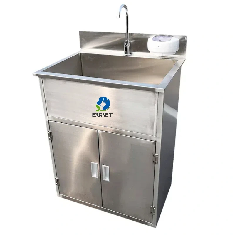 Eur Pet Chinese Brand Medical Hand Washing Basin Sink Knee Operated With a Faucet for Operation Theatre Hospital