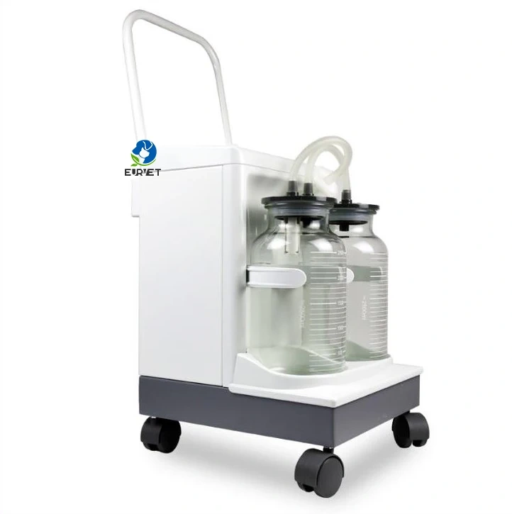 EUR VET Veterinary Equipment Electric Mobile Medical Equipment Suction Machine Portable Suction Machine for Hospital