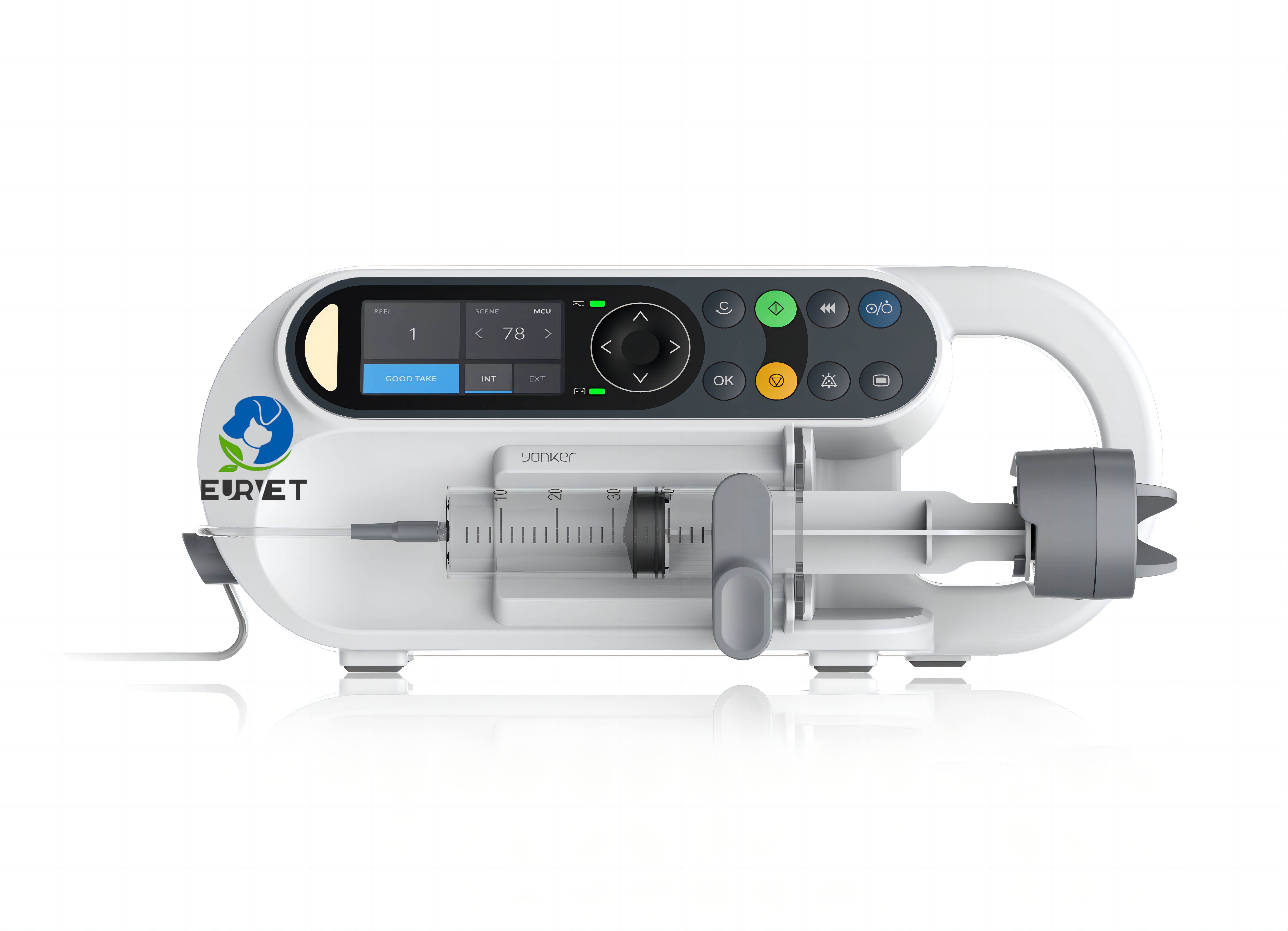 EUR PET New Design Factory Price Medical Automatic Portable Electric Syringe Pump Syringe Top Infusion