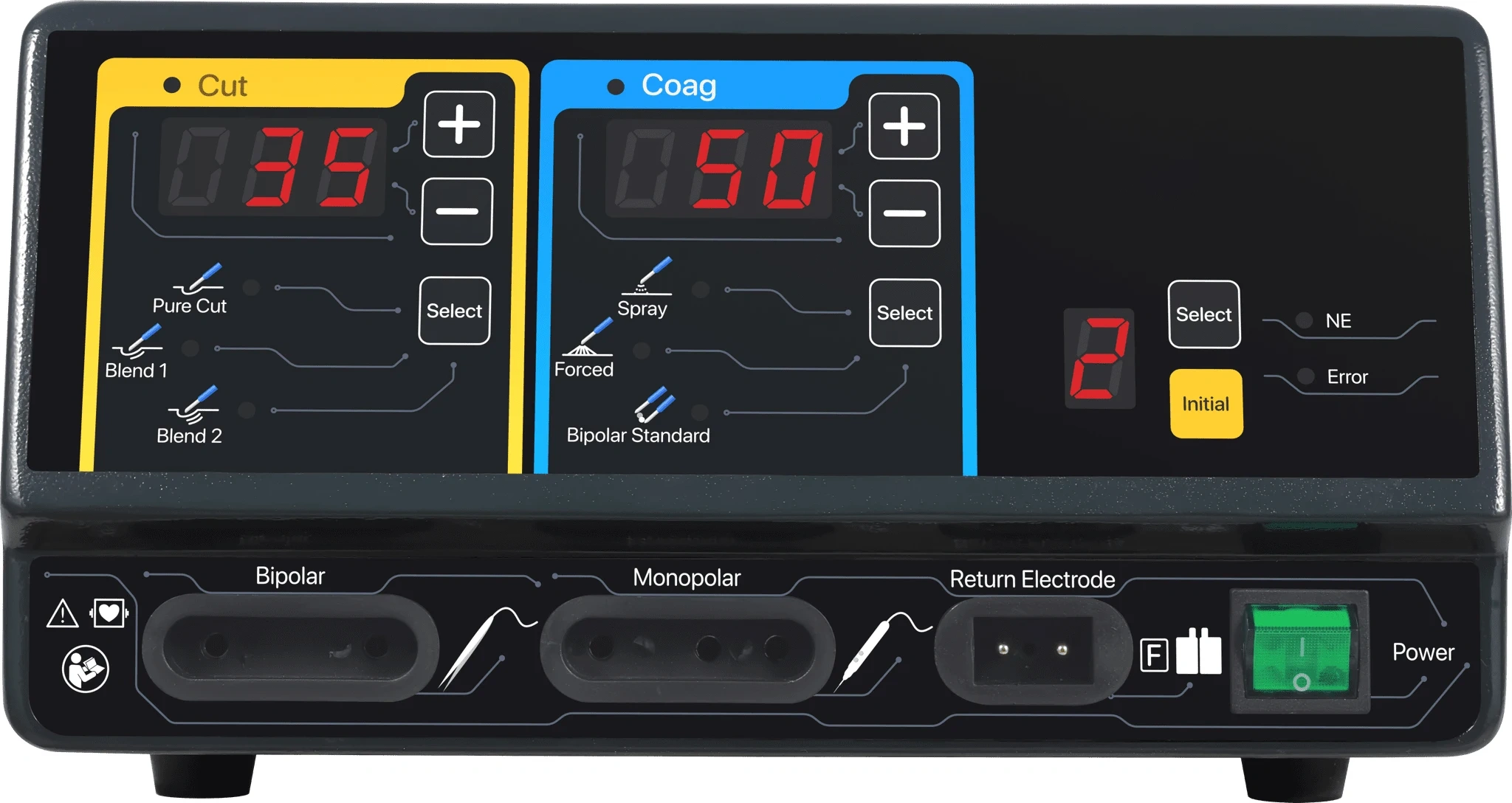 High Frequency Electrotome Veterinary Equipment EUR VET Cheaper Electrosurgical Unit with Electricity Power Source