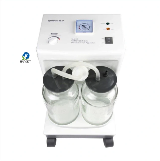 EURPET Medical Veterinary Electric Suction Apparatus Surgical Aspiration Vacuum Pump Pet Suction Machine