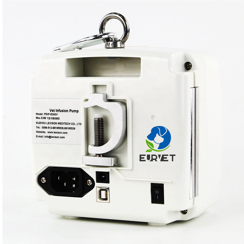 EUR PET Cheap Price Portable Lcd Touch Screen Single Channel Cheap Vet Infusion Pump Hospital Veterinary Equipment