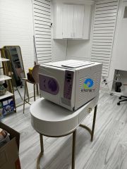 Eur Pet 18l Medical Dental Three Times Vet Vacuum Autoclave Sterilizers With Led Display For Clinic