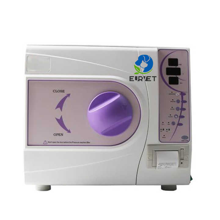 Eur Pet 18l Medical Dental Three Times Vet Vacuum Autoclave Sterilizers With Led Display For Clinic