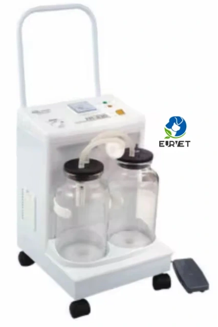 EURPET Medical Veterinary Electric Suction Apparatus Surgical Aspiration Vacuum Pump Pet Suction Machine