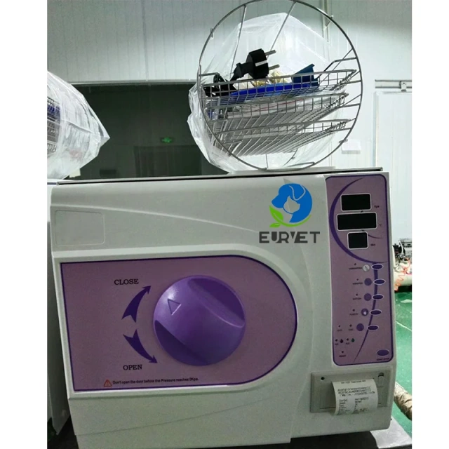 EUR VET Medical Veterinary Clinic Hospital Animal New Class B Dental Steam 24l Autoclave for Dental Clinic