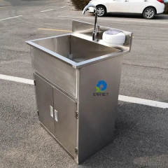 Eur Pet Chinese Brand Medical Hand Washing Basin Sink Knee Operated With a Faucet for Operation Theatre Hospital
