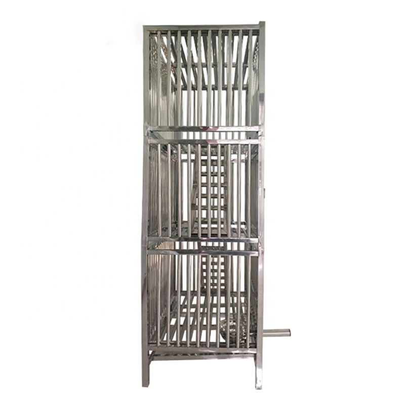 EUR PET Best Price 3 Layers Cat Cage Veterinary Equipment High Quality Veterinary Clinic Cage With Stainless Steel