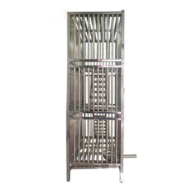 EUR PET Best Price 3 Layers Cat Cage Veterinary Equipment High Quality Veterinary Clinic Cage With Stainless Steel