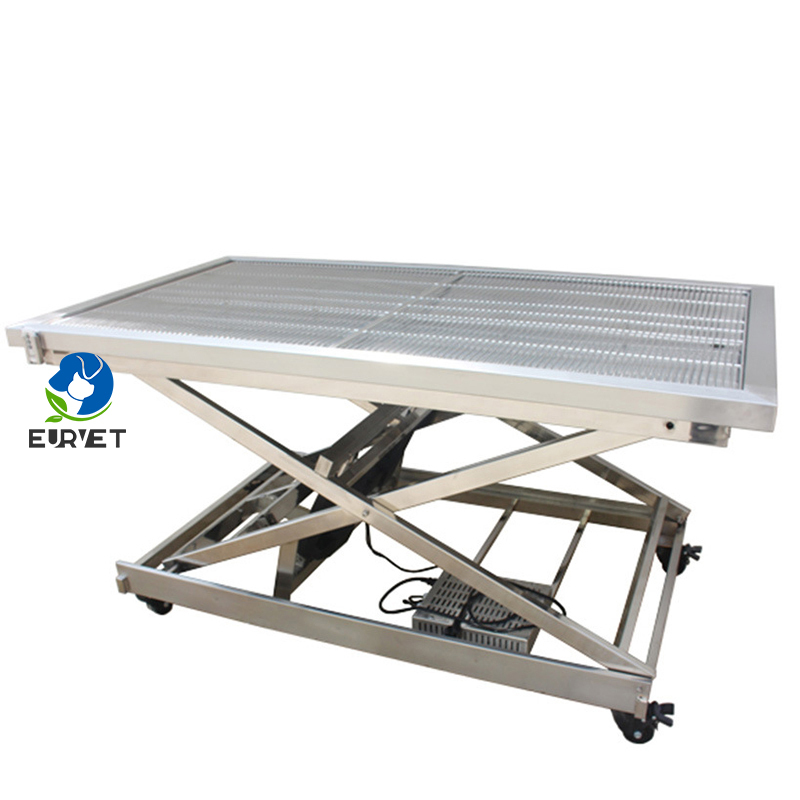 EURPET Veterinary Surgery Table Pet Beauty Hydraulic Table for Clinic Vet Treatment Dog Table for Surgical