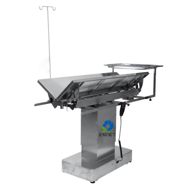 EUR VET Best Selling V-Type Animal Operating Table Veterinary Equipment Examination Table Veterinary Stainless Steel