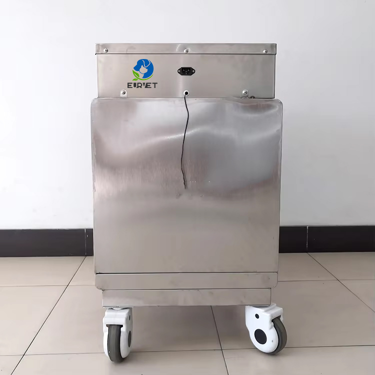 EUR PET Cheap Price Stainless Steel Veterinary Pet Dog Cat Small Animal Oxygen Chamber Cage for Animal Hospital