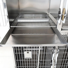 EUR VET Excellent Quality Veterinary Cat Cage Practical Veterinary Equipment Stainless Steel Cages Veterinary