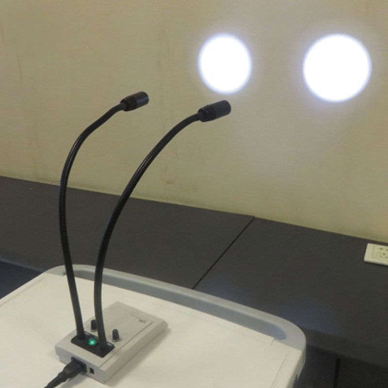 EUR PET Best Quality Desk Examination Light with Dual Heads Medical Device Mobile Operating System