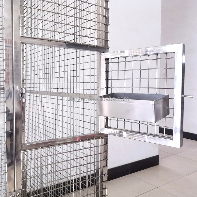 EUR VET Wholesale Bird Cage Veterinary Equipment Stainless Steel Pet Breeding Bird Parrot Pigeon Cage
