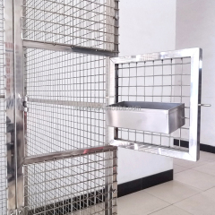 EUR VET Wholesale Bird Cage Veterinary Equipment Stainless Steel Pet Breeding Bird Parrot Pigeon Cage