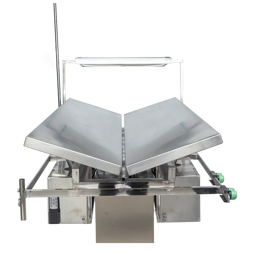 EUR VET Factory Price Veterinary V Shape Electric Lifting Stainless Steel Surgical Operating Table