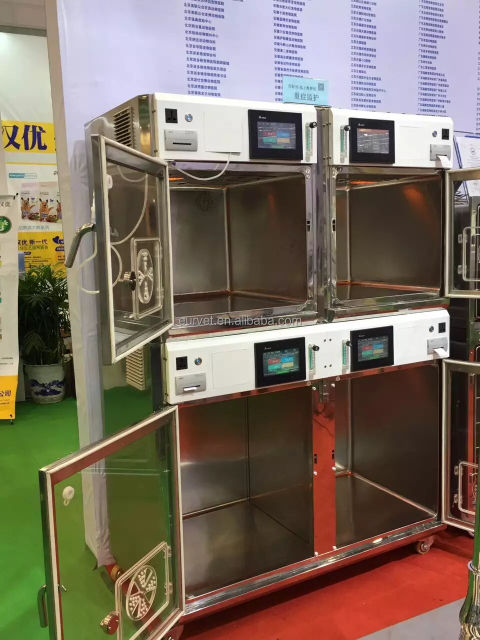 EUR PET Luxury 304 Stainless Steel Oxygen Cage Hot Sale Large Pet Clinic Cage Multifunction ICU Cage for Dog
