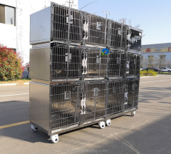 EUR Pet Best Selling Veterinary Cat Anti-Scratch Cage Veterinary Clinic Cage Practical Veterinary Equipment