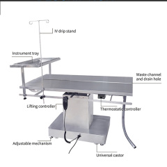 EUR VET Veterinary Hospital Equipment Operating Grooming Table Electric Lifting Vet Operating Table