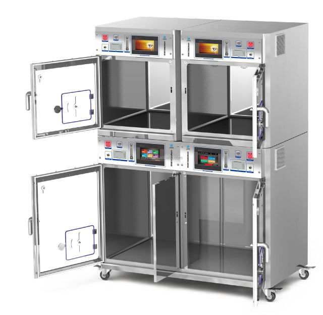 EUR PET Luxury 304 Stainless Steel Oxygen Cage Hot Sale Large Pet Clinic Cage Multifunction ICU Cage for Dog