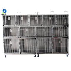 EUR Pet Best Selling Veterinary Cat Anti-Scratch Cage Veterinary Clinic Cage Practical Veterinary Equipment