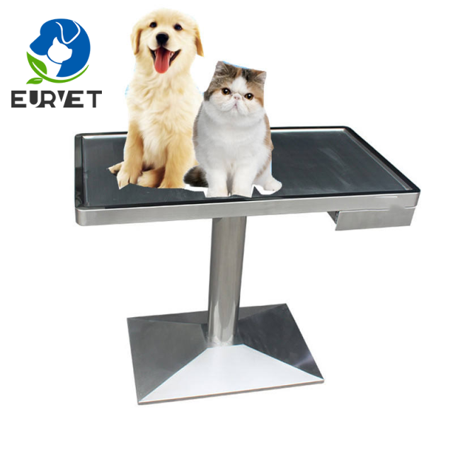 EUR PET Column 304 Stainless Steel Veterinary Clinic Table Pet Examination and Weighing Table